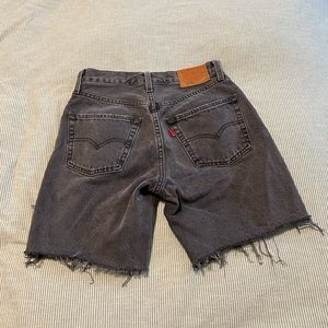Levi’s 501’s black jorts